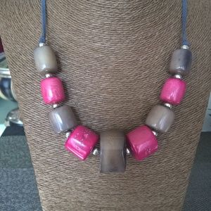 TAGUA NUT NECKLACE, ARTISANAL, HANDMADE, NEW